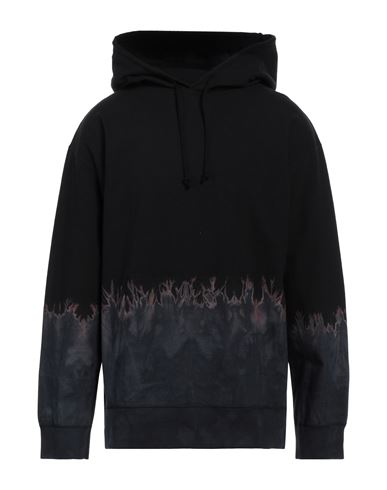 Shop Yohji Yamamoto Man Sweatshirt Black Size 3 Cotton