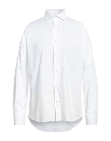 Mastricamiciai Man Shirt White Size 17 Cotton