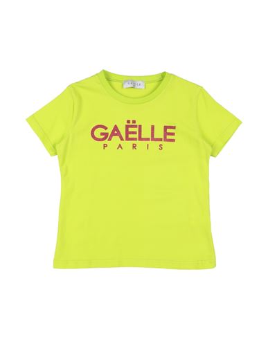 Shop Gaelle Paris Gaëlle Paris Toddler Girl T-shirt Acid Green Size 6 Cotton, Elastane