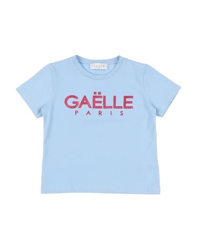 GAELLE PARIS GAËLLE PARIS TODDLER GIRL T-SHIRT SKY BLUE SIZE 6 COTTON, ELASTANE 
