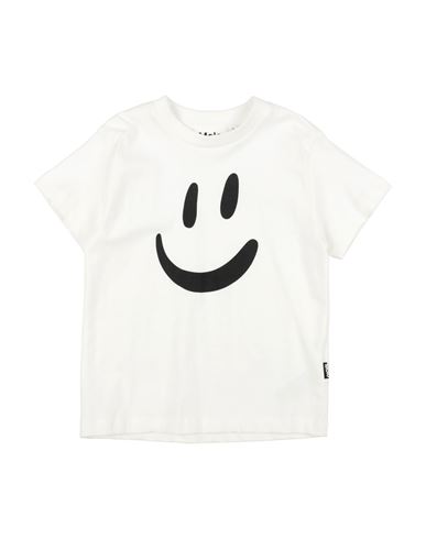 Molo Toddler Girl T-shirt White Size 7 Organic Cotton In White