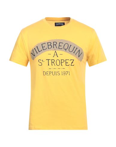 Vilebrequin Man T-shirt Yellow Size 3xl Cotton