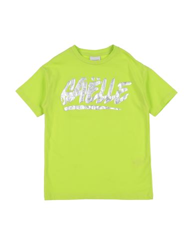 Shop Gaelle Paris Gaëlle Paris Toddler Girl T-shirt Acid Green Size 6 Cotton, Elastane