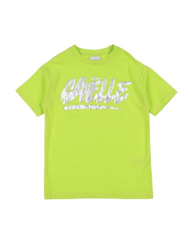 Gaelle Paris Gaëlle Paris Toddler Girl T-shirt Lime Green Size 6 Cotton, Elastane In Green
