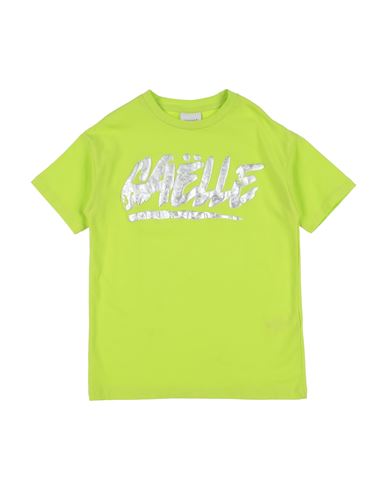 Shop Gaelle Paris Gaëlle Paris Toddler Girl T-shirt Acid Green Size 4 Cotton, Elastane