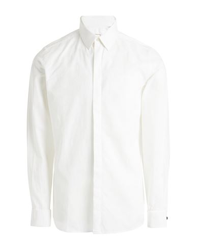 Shop Pal Zileri Cerimonia Man Shirt White Size 16 Cotton