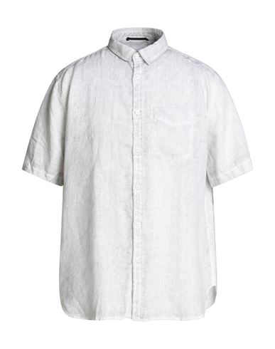 Ploumanac'h Man Shirt Light Grey Size L Linen