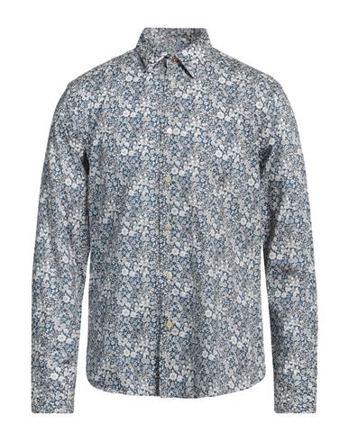 Paul Smith Man Shirt Blue Size L Cotton