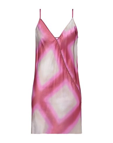 Shop Rick Owens Woman Mini Dress Fuchsia Size 8 Cupro In Pink