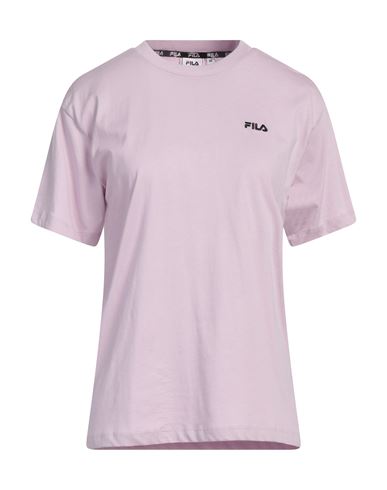 Fila Woman T-shirt Lilac Size M Cotton In Purple