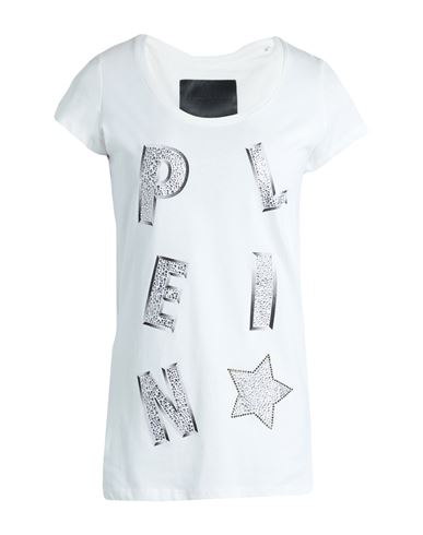 Shop Philipp Plein Woman T-shirt White Size Xs Cotton