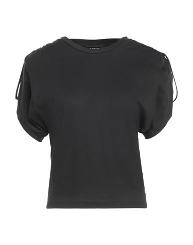 Shop Dondup Woman T-shirt Black Size Xs Cotton
