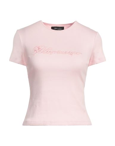 Blumarine Woman T-shirt Pink Size Xs Cotton, Elastane