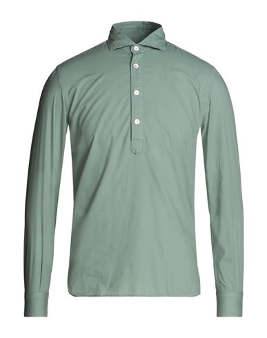 Eleventy Man Shirt Sage Green Size S Cotton