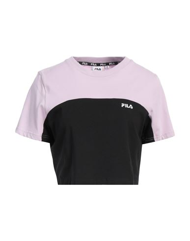 Fila Woman T-shirt Lilac Size Xs Cotton, Elastane In Purple