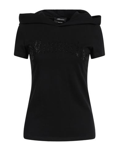 Blumarine Woman T-shirt Black Size S Cotton
