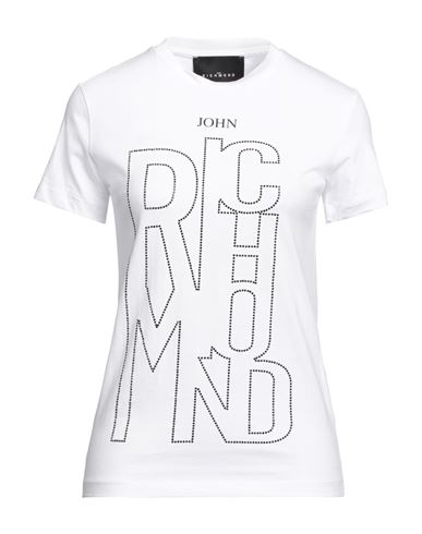 Shop John Richmond Woman T-shirt White Size Xl Cotton