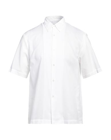 Shop Dries Van Noten Man Shirt White Size 40 Cotton