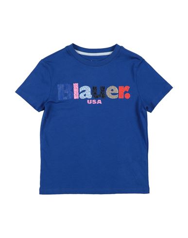 Shop Blauer Toddler Girl T-shirt Blue Size 6 Cotton