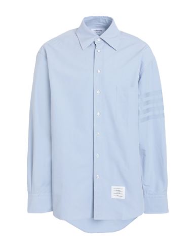 Thom Browne Man Shirt Light Blue Size 2 Cotton