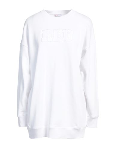 Red Valentino Woman Sweatshirt White Size M Cotton In White