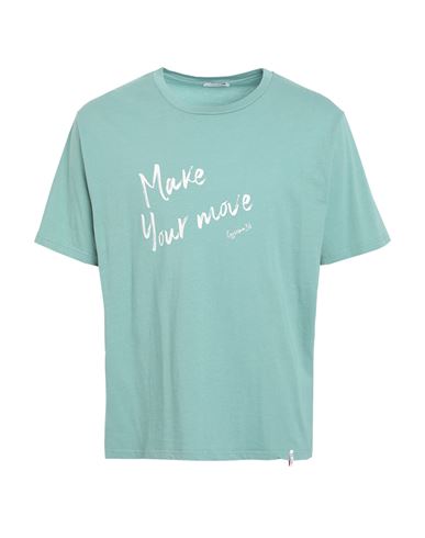 Officina 36 Man T-shirt Sage Green Size Xl Cotton