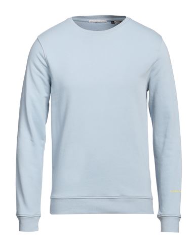 Grey Daniele Alessandrini Man Sweatshirt Sky Blue Size Xxl Cotton