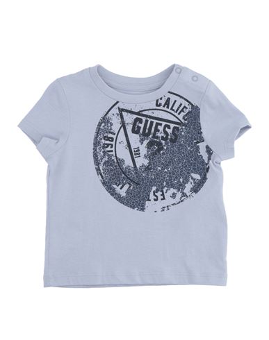 Guess Newborn Girl T-shirt Lilac Size 3 Cotton In Purple