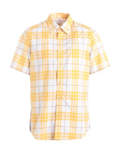 Burberry Man Shirt Mandarin Size L Cotton