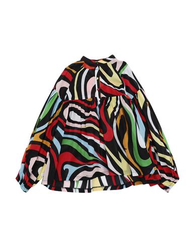 Pucci Toddler Girl Top Black Size 6 Cotton In Black