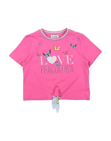 Shop Fracomina Mini Toddler Girl T-shirt Fuchsia Size 6 Cotton, Elastane In Pink