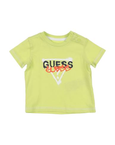 Byblos Newborn Boy T-shirt Acid Green Size 3 Cotton In Green