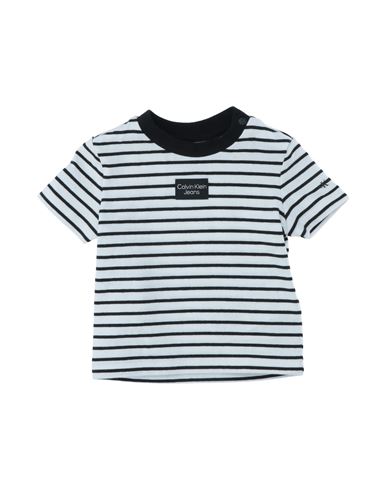 Shop Calvin Klein Jeans Est.1978 Calvin Klein Jeans Newborn Boy T-shirt Black Size 3 Cotton, Elastane