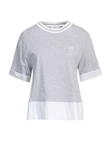 Peserico Woman T-shirt Grey Size 6 Cotton, Elastane