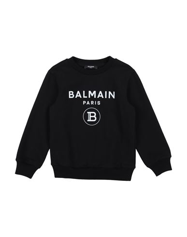 Shop Balmain Toddler Boy Sweatshirt Black Size 6 Cotton
