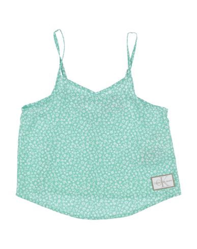 Calvin Klein Jeans Est.1978 Calvin Klein Jeans Toddler Girl Top Light Green Size 6 Lyocell, Polyester In Green