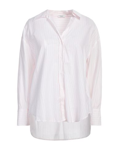 Peserico Woman Shirt Light Pink Size 16 Cotton