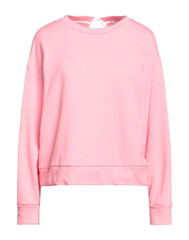 Peserico Easy Woman Sweatshirt Pink Size 6 Cotton, Elastane