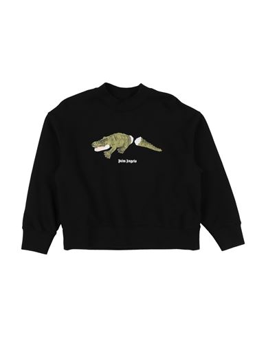 Palm Angels Toddler Girl Sweatshirt Black Size 4 Cotton, Elastane In Black