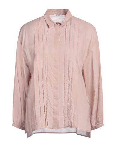 Peserico Woman Shirt Pastel Pink Size 8 Cotton