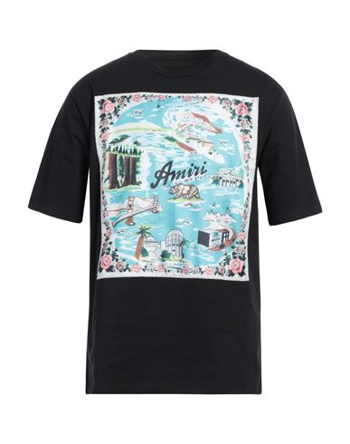 Amiri Man T-shirt Black Size L Cotton, Polyester