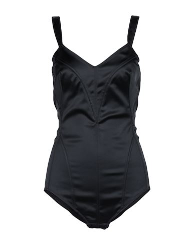 Del Core Woman Bodysuit Black Size 6 Acetate, Nylon, Elastane