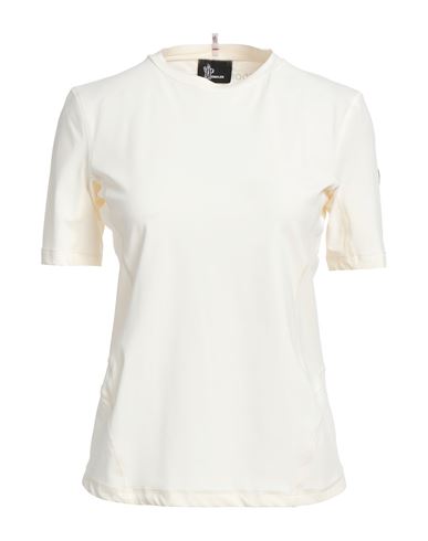 Moncler Grenoble Woman T-shirt Cream Size M Polyamide, Elastane In White