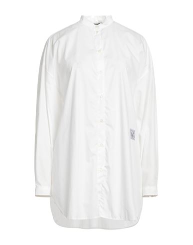 Armani Exchange Woman Shirt White Size Xl Cotton