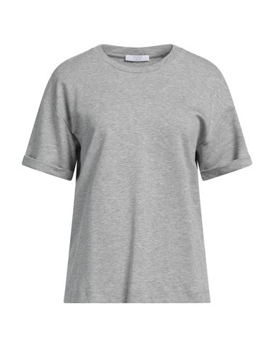Peserico Easy Woman T-shirt Light Grey Size 6 Cotton, Polyamide