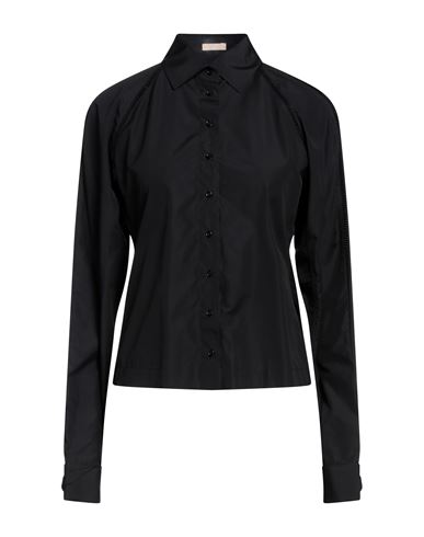 Alaïa Woman Shirt Black Size 6 Cotton