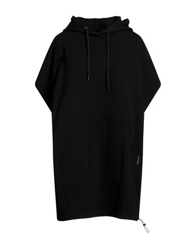 Trussardi Woman Sweatshirt Black Size S Cotton, Elastane
