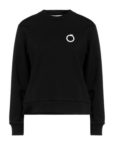Shop Trussardi Woman Sweatshirt Black Size Xs Cotton, Elastane