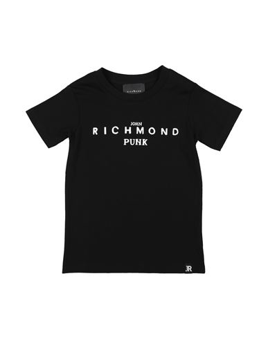 JOHN RICHMOND JOHN RICHMOND TODDLER BOY T-SHIRT BLACK SIZE 6 COTTON 