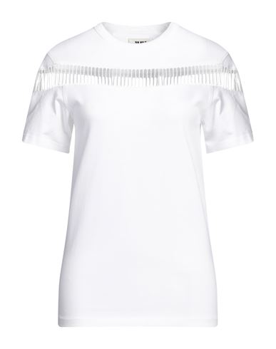 Shop Maison Rabih Kayrouz Woman T-shirt White Size L Cotton